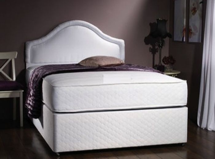 Milan 4ft Small Double Divan Bed with 1500 Pocket Memory Foam Mattress